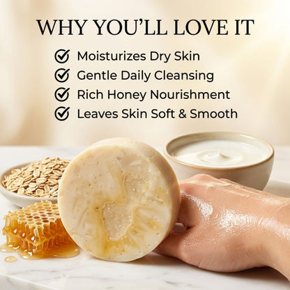 100% Natural Soap (Milk and Honey) Pack of 6