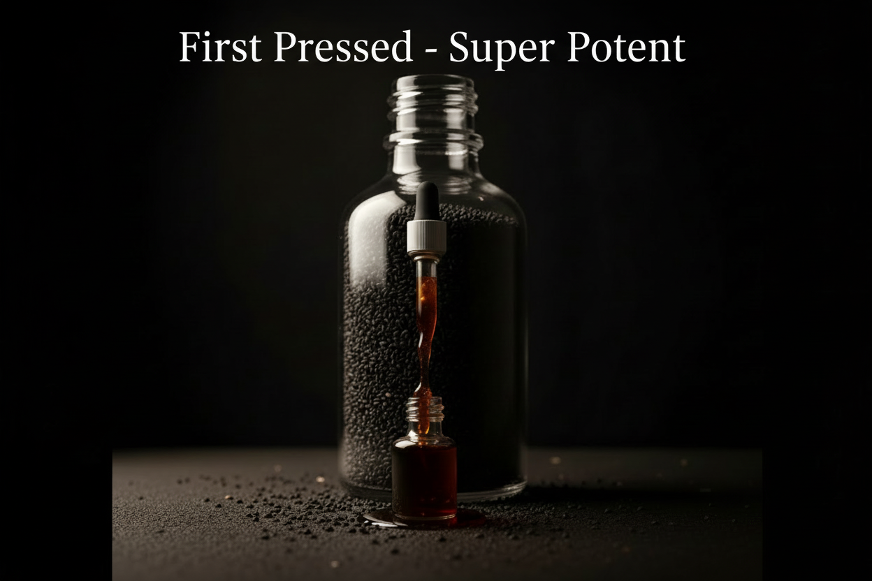 Ethiopian Black Seed Oil| 100ml | Raw Cold Pressed | First Press | Extra Strong